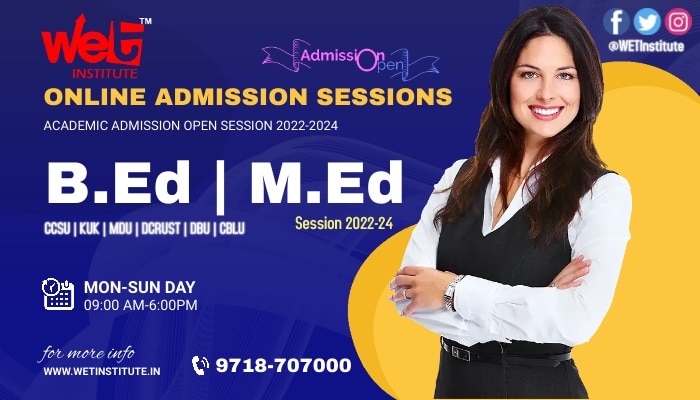 BEd Admission 2022-2023 BEd Course