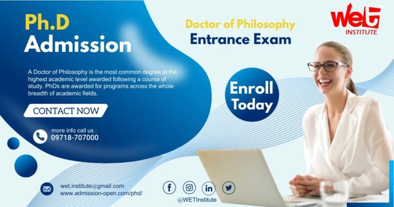 Ph.D Admission