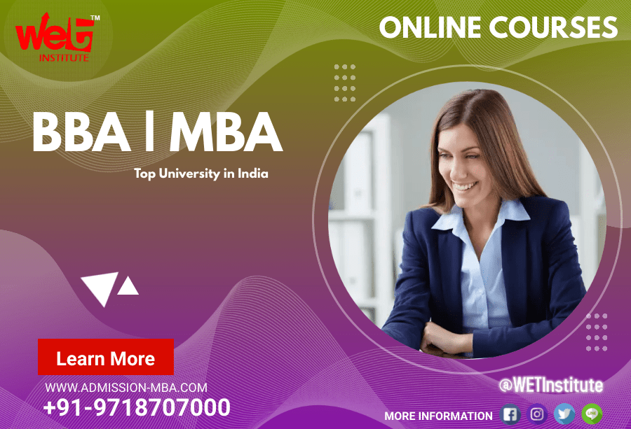 Online MBA Admission top University in India