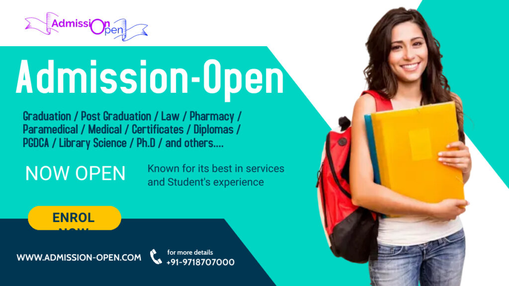 Admission Open for all courses